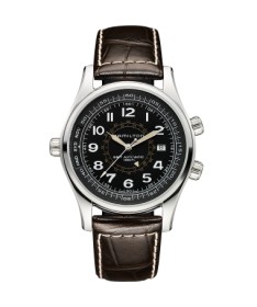 Orologio Hamilton - Khaki Navy -  Khaki UTC - Automatico - Acciaio Zaffiro H77505535