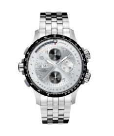 Orologio Hamilton - Khaki Aviation -  Khaki X-Wind - Automatico - Acciaio Zaffiro H77626153