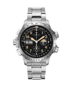 Orologio Hamilton - Khaki Aviation -  Khaki X-Wind - Automatico - Acciaio Zaffiro H77796135