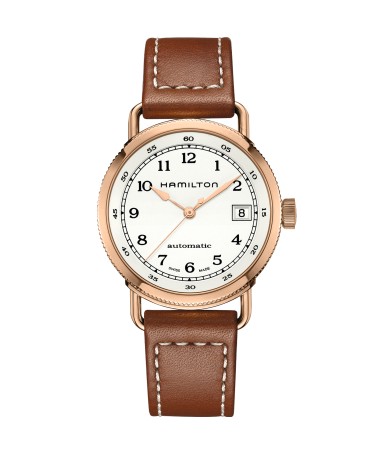 Orologio Hamilton - Khaki Navy -  Khaki Navy - Automatico - Acciaio Zaffiro H78205553
