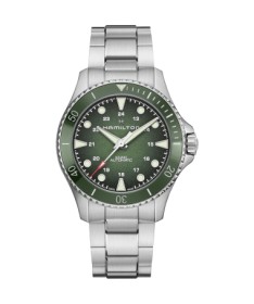 Orologio Hamilton - Khaki Navy -  Khaki Scuba - Automatico - Acciaio Zaffiro H82525160