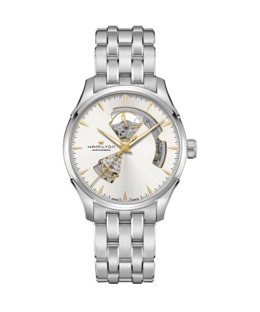 Orologio Hamilton - Jazzmaster -  Open Heart - Automatico - Acciaio Zaffiro H32675151