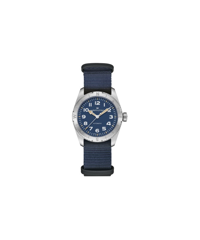 Orologio Hamilton - Khaki Field -  Khaki Field - Automatico - Acciaio Zaffiro H70225940
