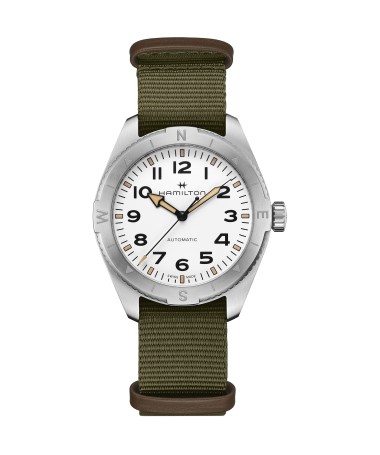 Orologio Hamilton - Khaki Field -  Khaki Field - Automatico - Acciaio Zaffiro H70315910