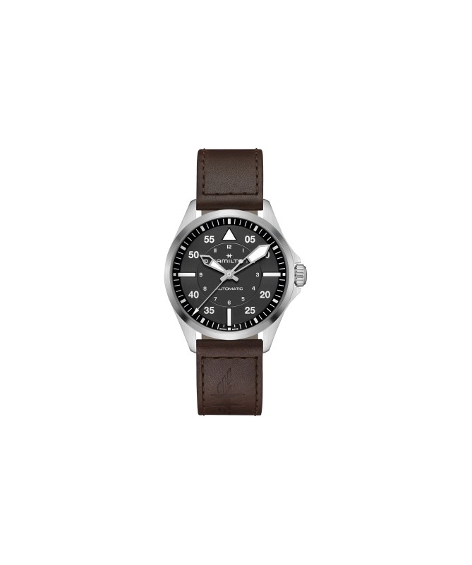 Orologio Hamilton - Khaki Aviation -  Khaki Aviation Pilot - Automatico - Acciaio Zaffiro H76305530