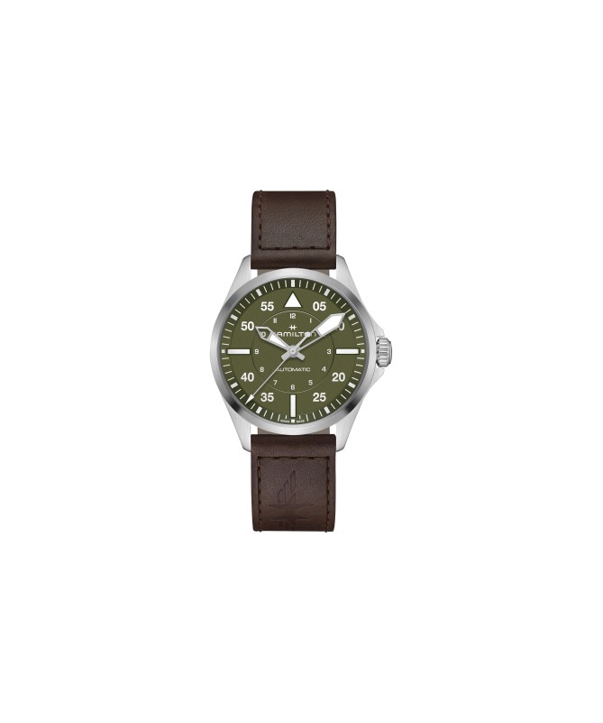 Orologio Hamilton - Khaki Aviation -  Khaki Aviation Pilot - Automatico - Acciaio Zaffiro H76305560