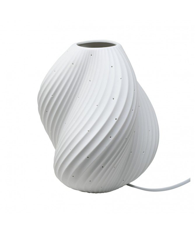 LAMPADA PORCELLANA BISCUIT SINUOSA