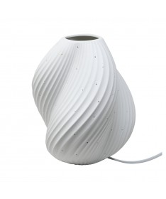LAMPADA PORCELLANA BISCUIT SINUOSA