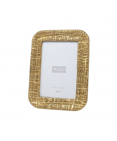 PORTAFOTO RESINA ORO 15 X 20 CM
