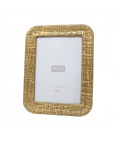PORTAFOTO RESINA ORO 17.5 X 22.8 CM