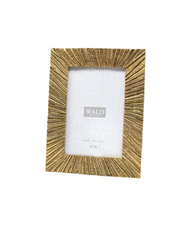 PORTAFOTO RESINA RETTANGOLARE ORO 14.8 X 19.8 CM