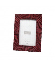 PORTAFOTO RESINA RETTANGOLARE ROSSO 14.8 X 19.8 CM