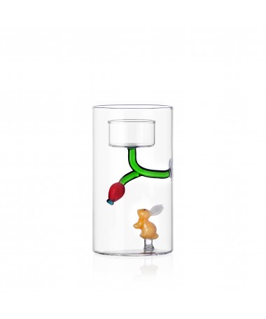 Tealight bacche-coniglio - Ichendorf Alessandra Baldereschi borosilicato