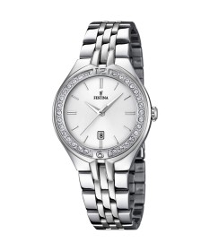 OROLOGIO FESTINA MADEMOISELLE F16867/1 ARGENTO CON CINTURINO IN ACCIAIO, DONNA