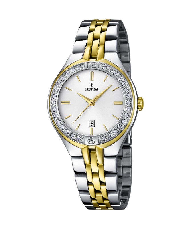OROLOGIO FESTINA MADEMOISELLE F16868/1 ARGENTO CON CINTURINO IN ACCIAIO, DONNA