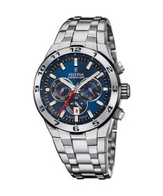 OROLOGIO DA UOMO FESTINA CHRONO BIKE BLU CON CINTURINO IN ACCIAIO F20670/1