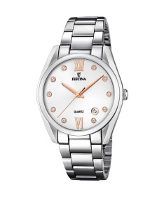 OROLOGIO FESTINA BOYFRIEND F16790/A ARGENTO CON CINTURINO IN ACCIAIO, DONNA