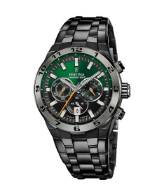 OROLOGIO FESTINA CHRONO BIKE F20673/2 VERDE CINGHIA ACCIAIO INOSSIDABILE 316L, UOMO