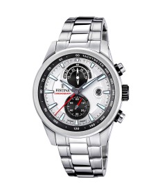 OROLOGIO FESTINA TIMELESS CHRONOGRAPH F20694/1 GRIGIO CINGHIA ACCIAIO INOSSIDABILE 316L, UOMO