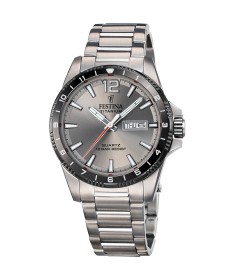 OROLOGIO FESTINA F20698/1 GRIGIO CINGHIA TITANIO, UOMO