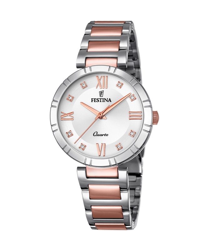 OROLOGIO FESTINA MADEMOISELLE F16937/D ACCIAIO CINTURINO IN ACCIAIO, DONNA
