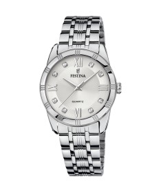 OROLOGIO FESTINA MADEMOISELLE F16940/A ARGENTO CON CINTURINO IN ACCIAIO, DONNA