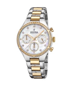 OROLOGIO FESTINA BOYFRIEND F20402/1 MADREPERLA CINTURINO IN ACCIAIO, DONNA