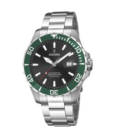 OROLOGIO FESTINA AUTOMATICO F20531/2 NERO CINTURINO IN ACCIAIO, UOMO
