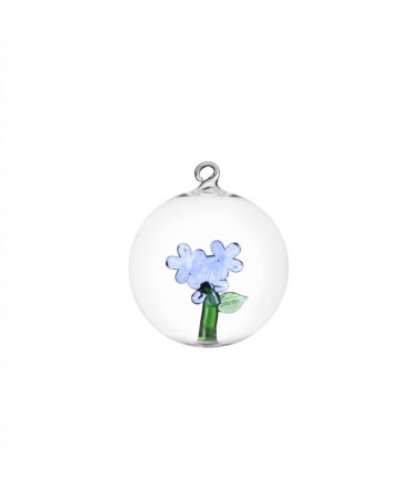 Christmas edition palla di natale fiore azzurro - Ichendorf & Alessandra baldereschi