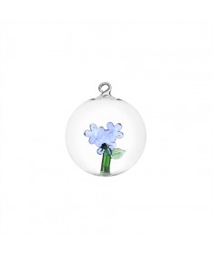 Christmas edition palla di natale fiore azzurro - Ichendorf & Alessandra baldereschi