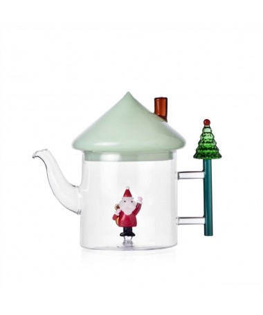 Teiera babbo natale tappo verde - Ichendorf & Alessandra baldereschi