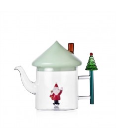 Teiera babbo natale tappo verde - Ichendorf & Alessandra baldereschi