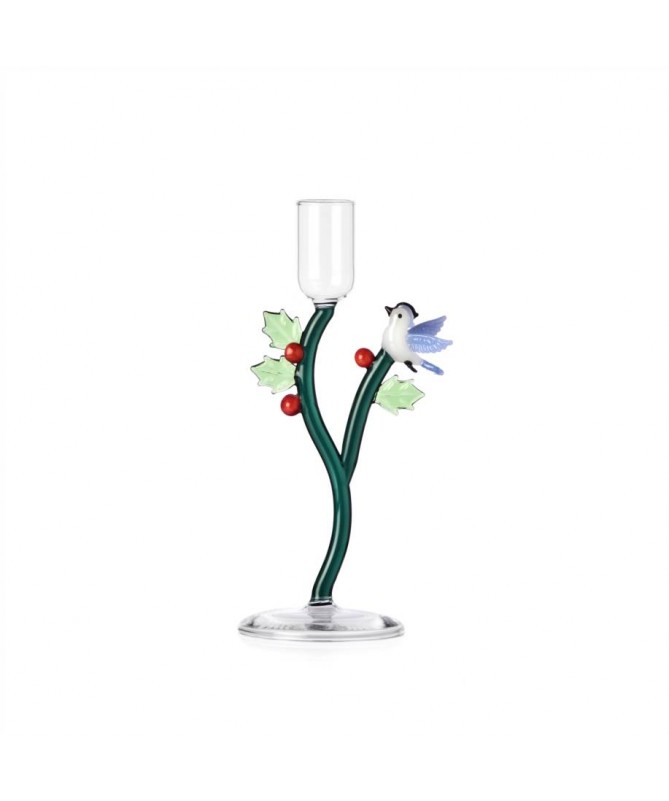 Candeliere agrifoglio&uccellino azzurro - Ichendorf & Alessandra baldereschi