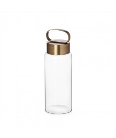 Lampada vetro clear - alluminio finitura ottone - Ichendorf & Denis guidone