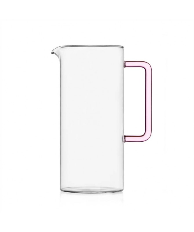 Brocca clear manico rosa - Ichendorf & Ichendorf