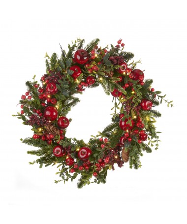 GHIRLANDA CON MELE CON 40 LED