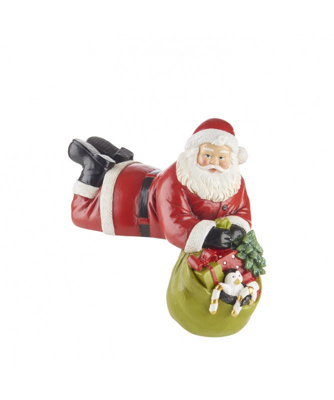 BABBO NATALE DISTESO CON SACCO DONI