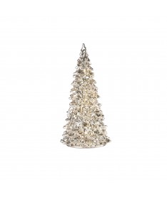 ALBERO ARGENTO CON LED 