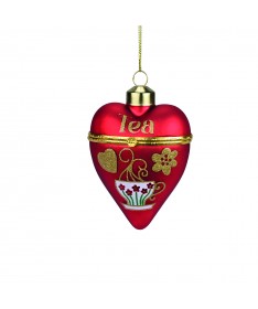 SCATOLINA CUORE CON CERNIERA 
+ MESSAGGIO "LA MAGIA DEL NATALE"