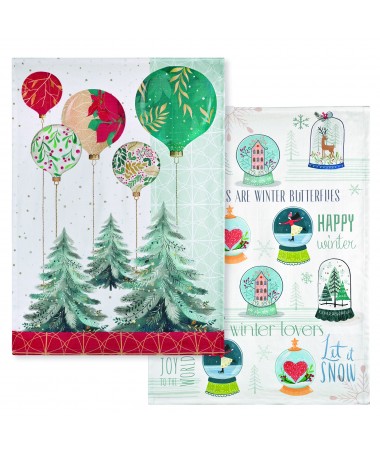 STROFINACCIO "ALBERI" + STROFINACCIO "BOULE DE NEIGE"