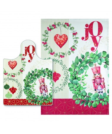 TAGLIERE "GHIRLANDE" + STROFINACCIO "GHIRLANDE"