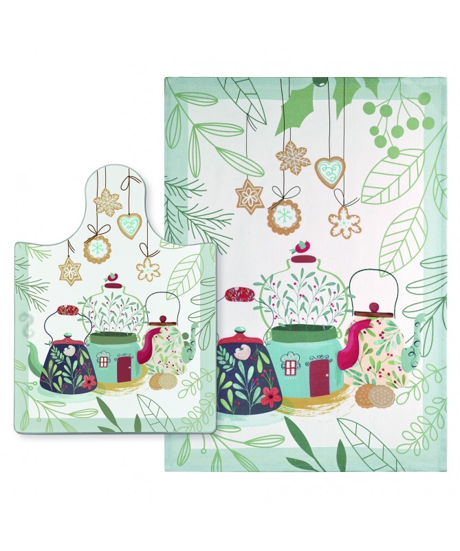 TAGLIERE "TEIERE" + STROFINACCIO "TEIERE"