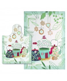 TAGLIERE "TEIERE" + STROFINACCIO "TEIERE"