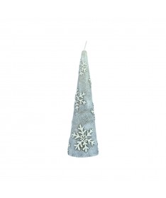 CANDELA ALBERO ALTO 20h cm COLORE GRAY