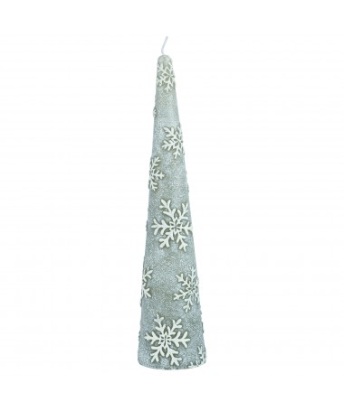 CANDELA ALBERO ALTO 30h cm COLORE GRAY