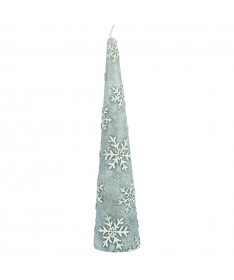 CANDELA ALBERO ALTO 30h cm COLORE GRAY