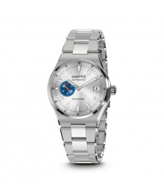 Eberhard & Co. Contodat Automatic Argenté con contatore blu 41156.03 CA2C