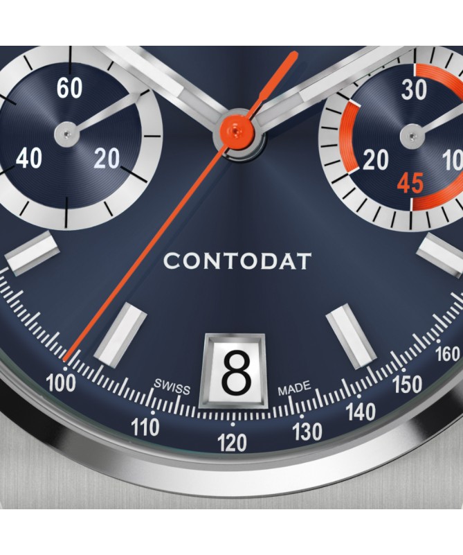 Eberhard & Co. Contodat Chronographe Blu 31156.01 CA2C