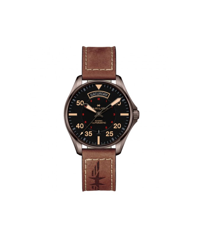 Orologio - Hamilton - Khaki Aviation - Day Date Auto - H64605531